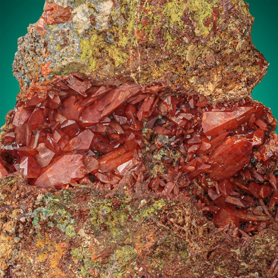 Crocoite-Callenberg North No. #1 | Callenberg | Zwickau | Saxony | Germany